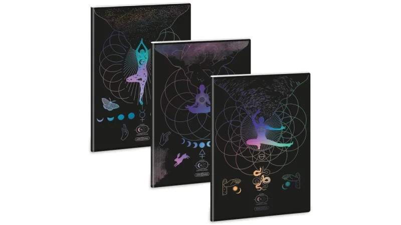 Ars Una A4 extra kapcsos füzet, vonalas Mystic Constellation (5491) 25