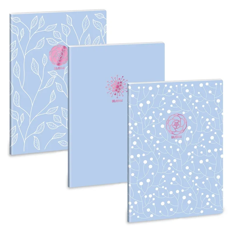 Ars Una A4 extra kapcsos füzet négyzethálós Skyblue Spring (5244) 22