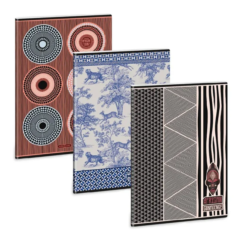 Ars Una A4 extra kapcsos füzet négyzethálós Savanna-mix (5355) 23