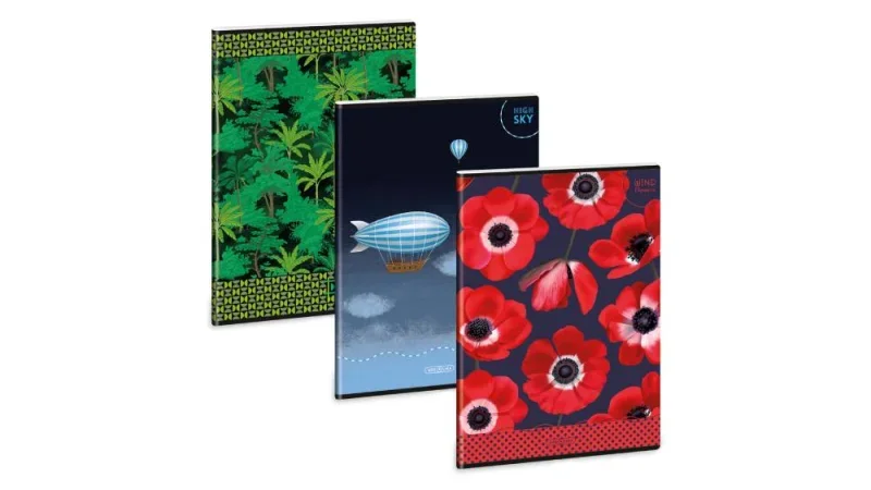 Ars Una A4 extra kapcsos füzet négyzethálós Imagination of nature-mix (5356) 23