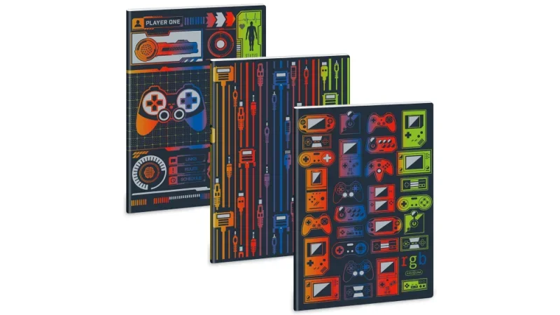Ars Una A4 extra kapcsos füzet, négyzethálós RGB (5485) 25