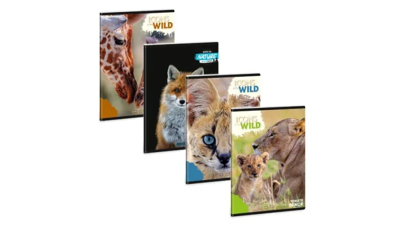 Ars Una A5 extra kapcsos füzet, szótár Icons of the Wild (5492) 25