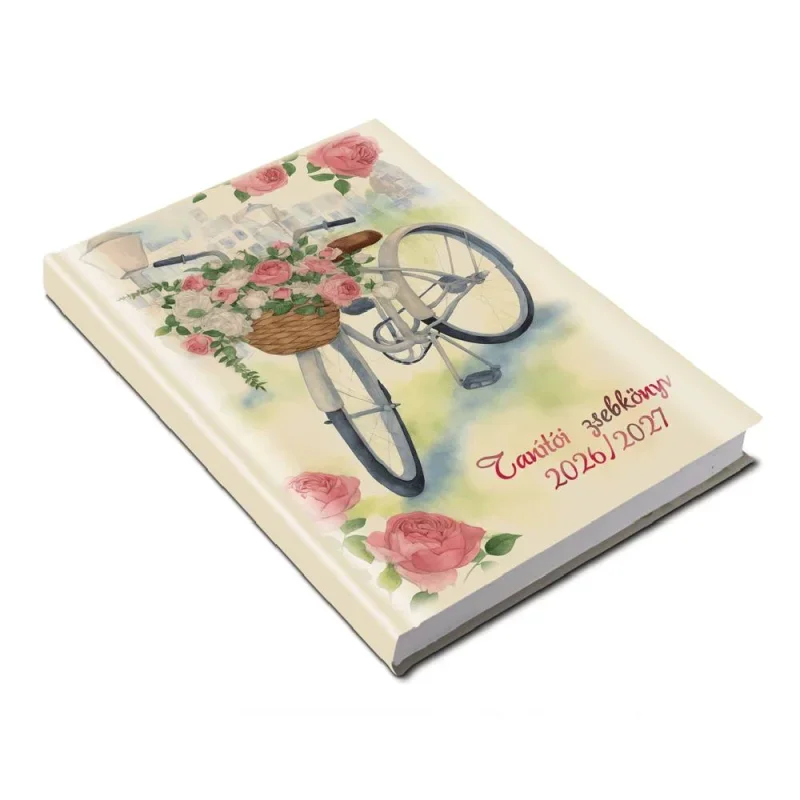 5317-62 Reálszisztéma Tanítói zsebkönyv 2026/2027 heti beosztású naptár, bicikli