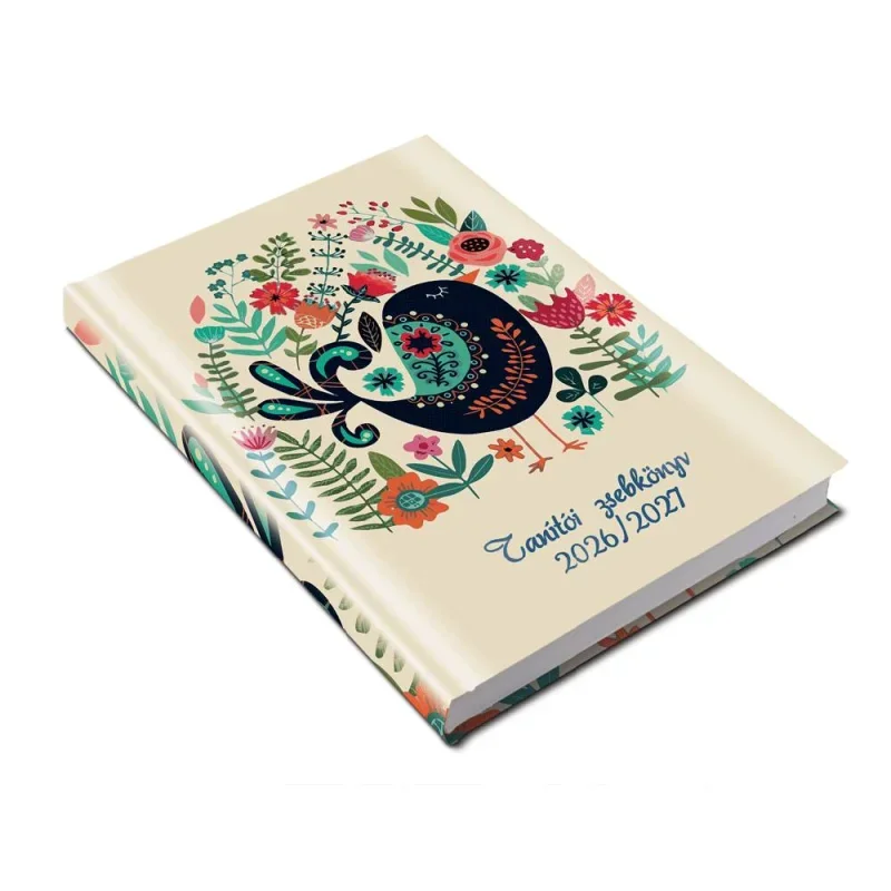 5317-63 Reálszisztéma Tanítói zsebkönyv 2026/2027 heti beosztású naptár, madár