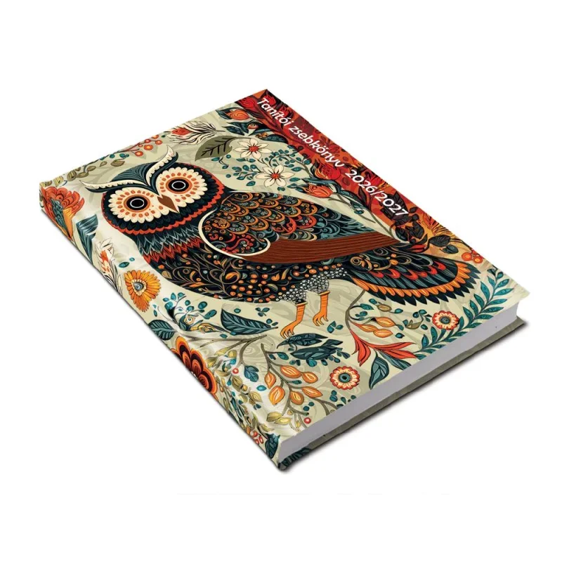 5317-67 Reálszisztéma Tanítói zsebkönyv 2026/2027 heti beosztású naptár, bagoly