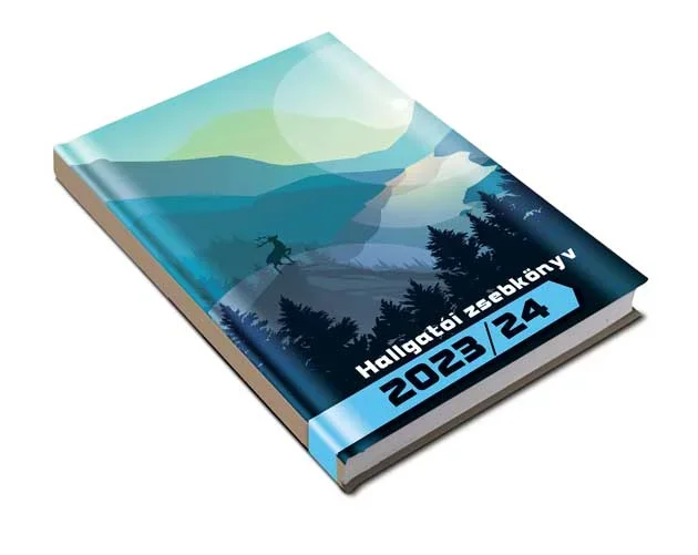 Reálszisztéma Hallgatói zsebkönyv 2025/2026 heti beosztású naptár, absztrakt