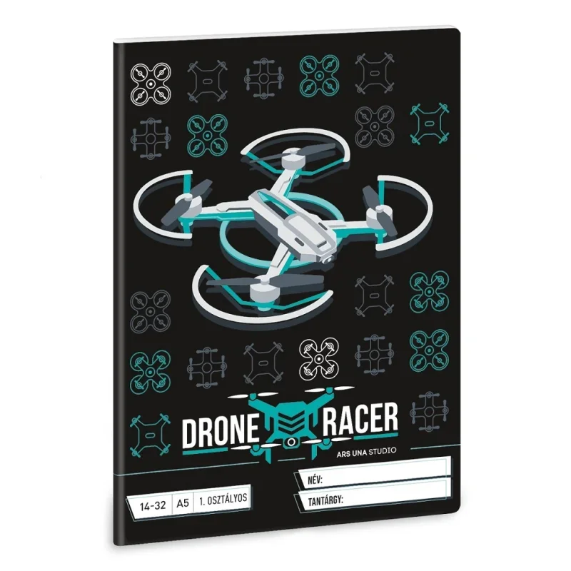 Ars Una 1432, I. oszt. A5 füzet Drone Racer (5131) 22