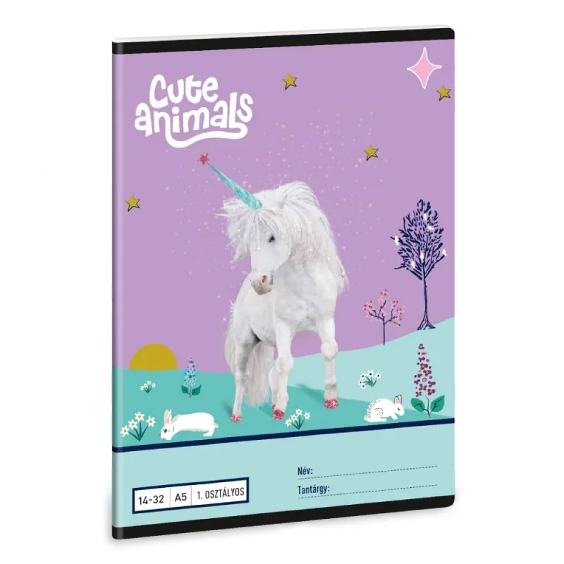 Ars Una 1432, I. oszt. A5 füzet Cute Animals Unicorn (5448) 25