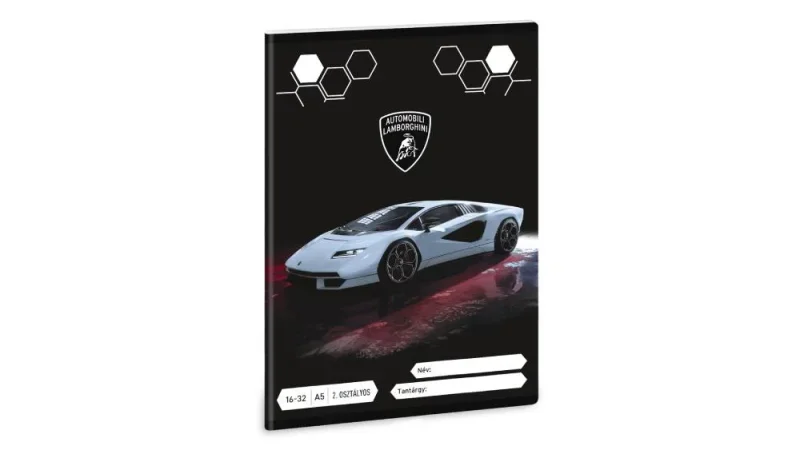 53592545 Ars Una 1632, II. oszt. A5 füzet Lamborghini (5254) 23