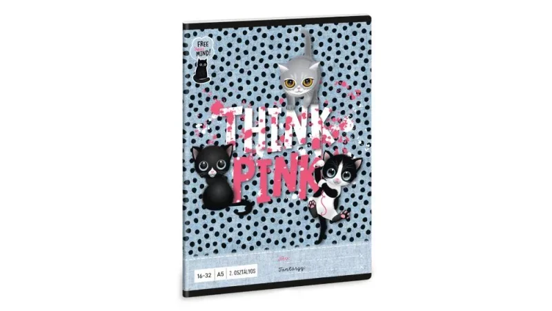 53592859 Ars Una 1632, II. oszt. A5 füzet Think-Pink (5285) 23