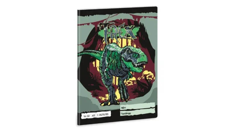 53593467 Ars Una 1632, II. oszt. A5 füzet T-Rex (5346) 24