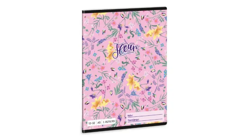 Ars Una 1232, III. oszt. A5 füzet Fleur (5366) 24