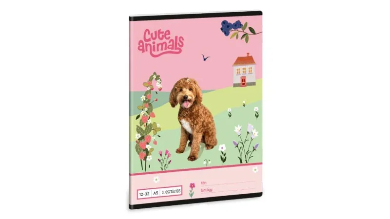 Ars Una 1232, III. oszt. A5 füzet Cute Animals Doggie (5458) 25