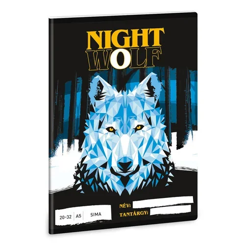 Ars Una 2032, sima A5 füzet Nightwolf (5257) 23