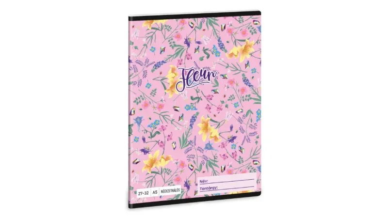 Ars Una 2732, négyzethálós A5 füzet Fleur (5366) 24