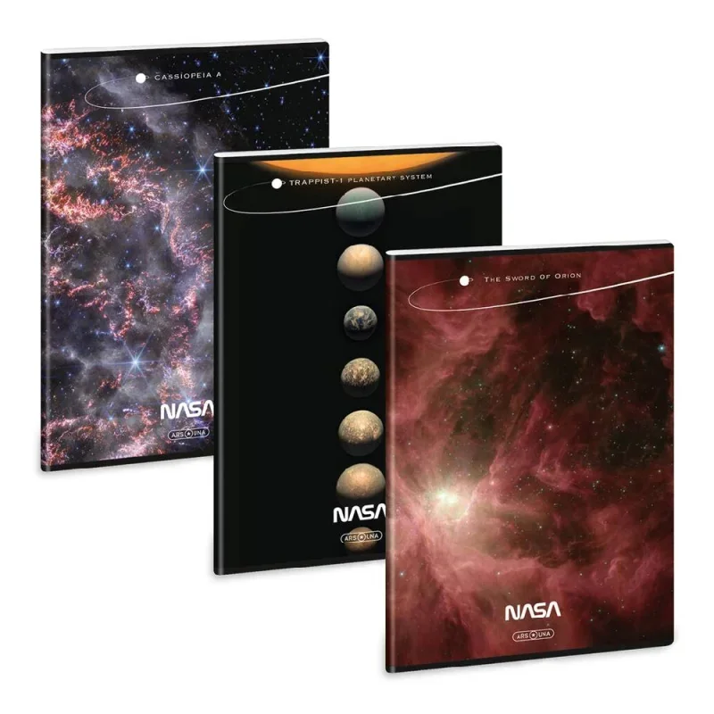 Ars Una A4 extra kapcsos füzet sima NASA (5373) 24