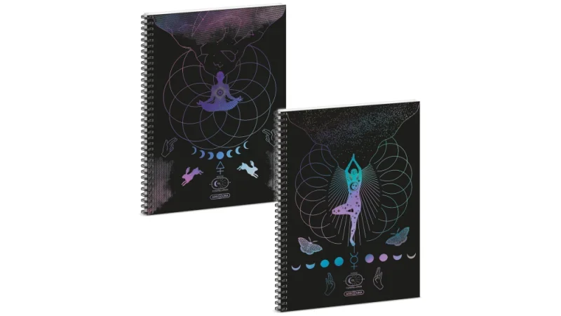 Ars Una A4 spirálfüzet, négyzethálós Mystic Constellation (5491) 25