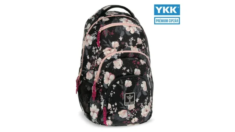 Ars Una hátizsák AU-2 Flowery black (5374) 24