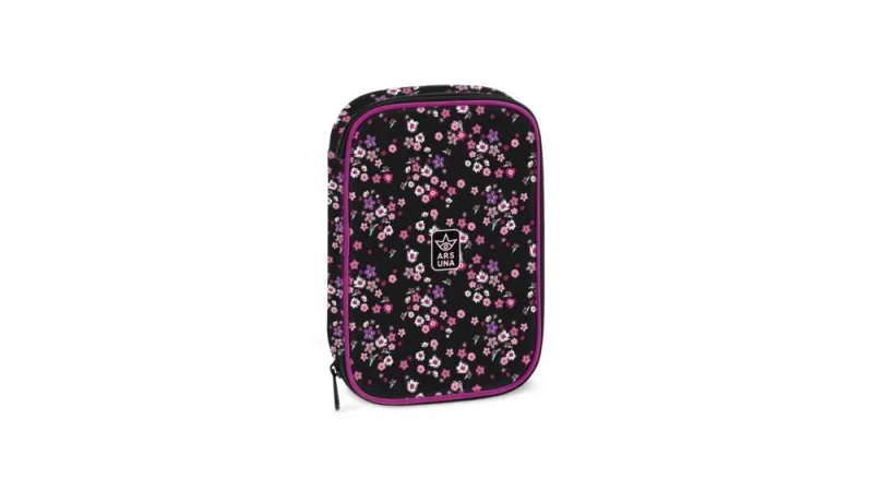 Ars Una többszintes tolltartó Pearl Blossom black (5377) 24