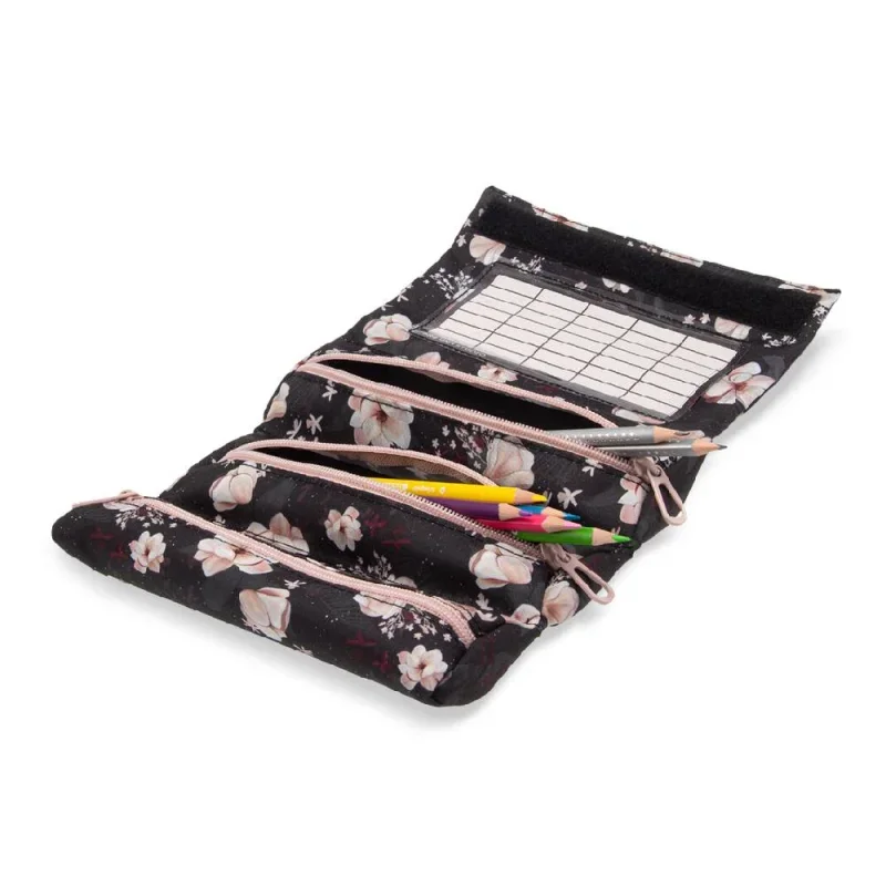 Ars Una feltekerhető tolltartó Flowery black (5374) 24