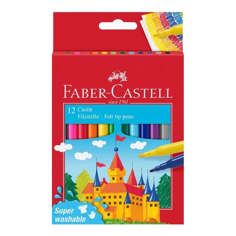 Faber-Castell Filctoll készlet 12db-os kastélyos