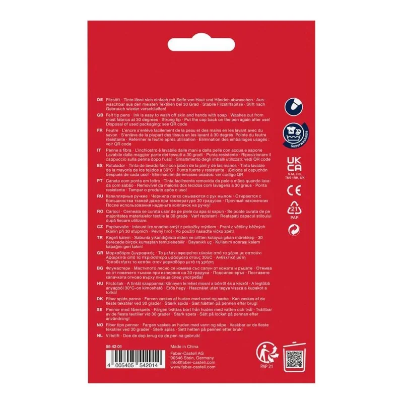 Faber-Castell Filctoll készlet 12db-os kastélyos