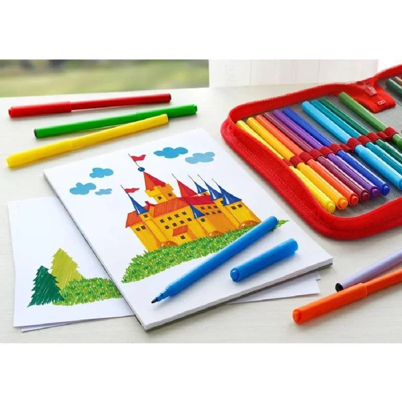 Faber-Castell Filctoll készlet 12db-os kastélyos