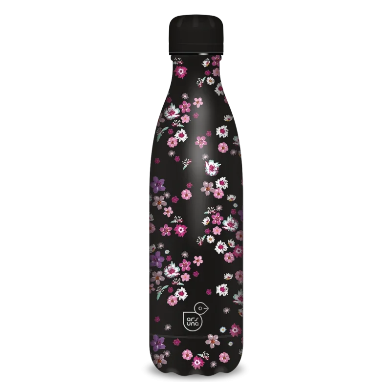 Ars Una duplafalú fémkulacs (500ml) Pearl Blossom black (5377) 24