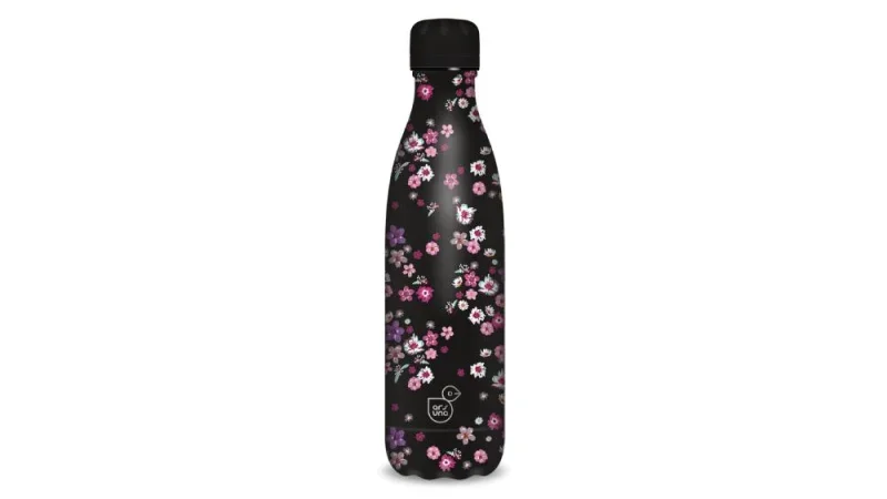 Ars Una duplafalú fémkulacs (500ml) Pearl Blossom black (5377) 24