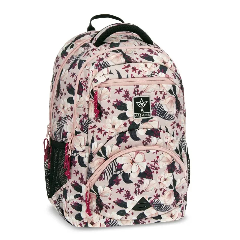 55833752 Ars Una ergonomikus hátizsák-27L Flowery pink (5375) 24