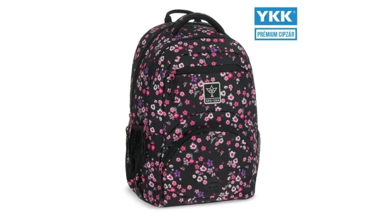 55833776 Ars Una ergonomikus hátizsák (27L) Pearl Blossom black (5377) 24