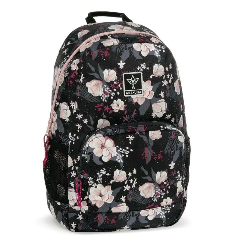 Ars Una hátizsák AU-14 Flowery black (5374) 24