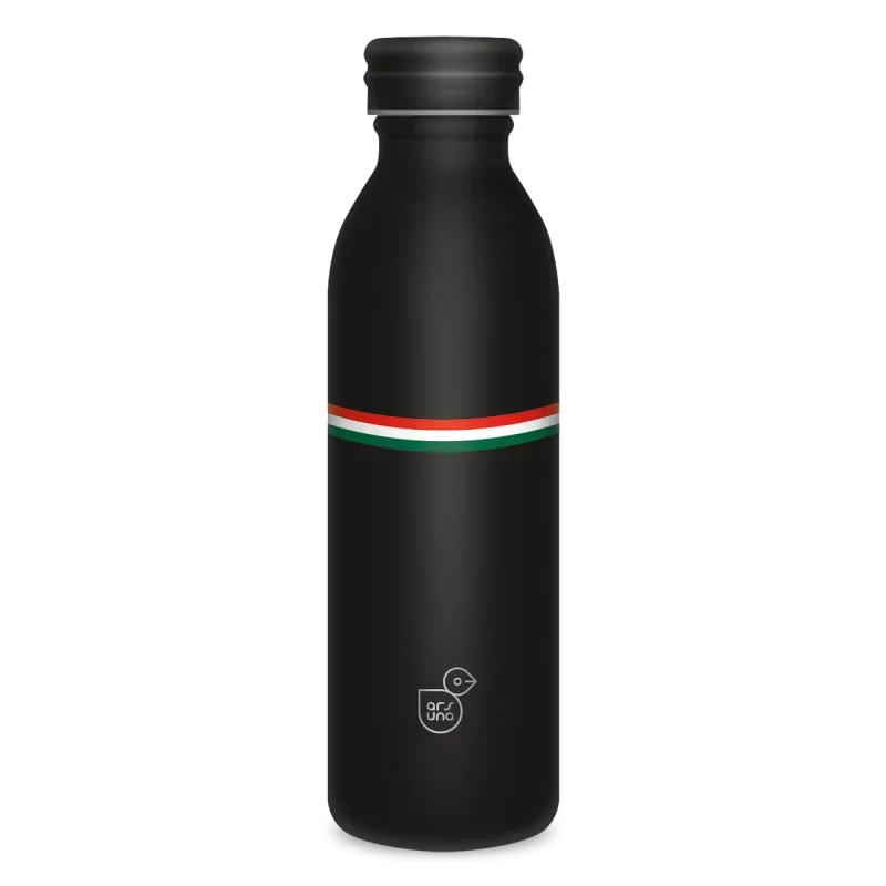 Ars Una duplafalú fémkulacs (600ml) Flag-black (5399) 24