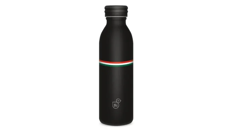 Ars Una duplafalú fémkulacs (600ml) Flag-black (5399) 24