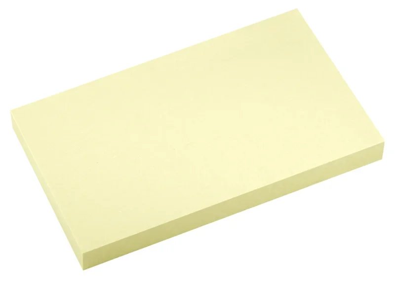 Info Notes önt.jegyzettömb, 125x75mm, 100lap, sárga