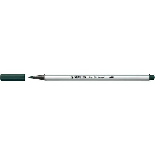 Stabilo Pen 68 brush ecsetfilc földes zöld