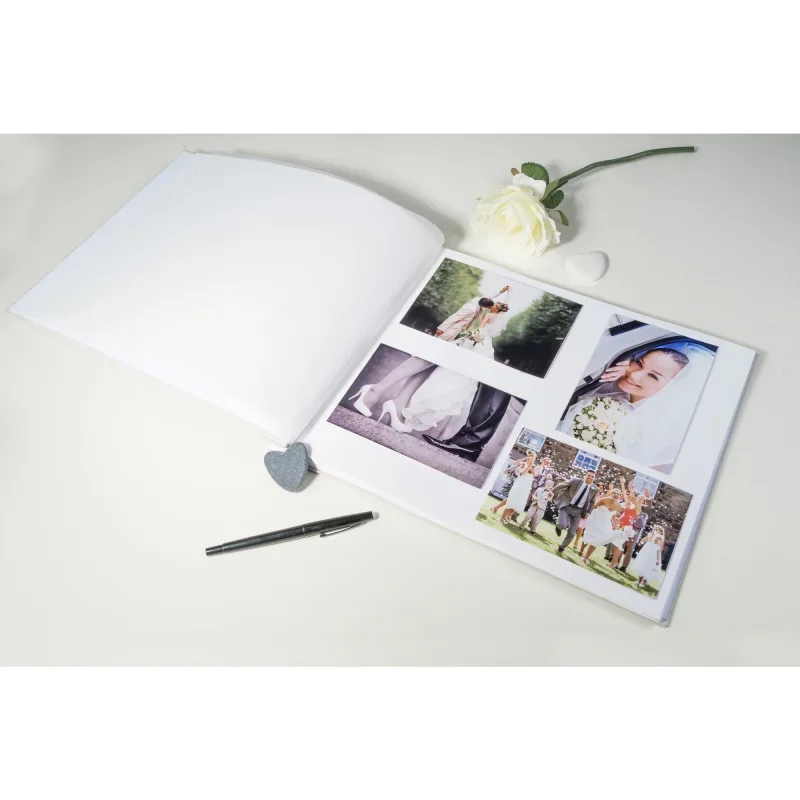 Exacompta fotóalbum (37x29 cm, 40old, 160 fotó) natur, Love, virágos esk.
