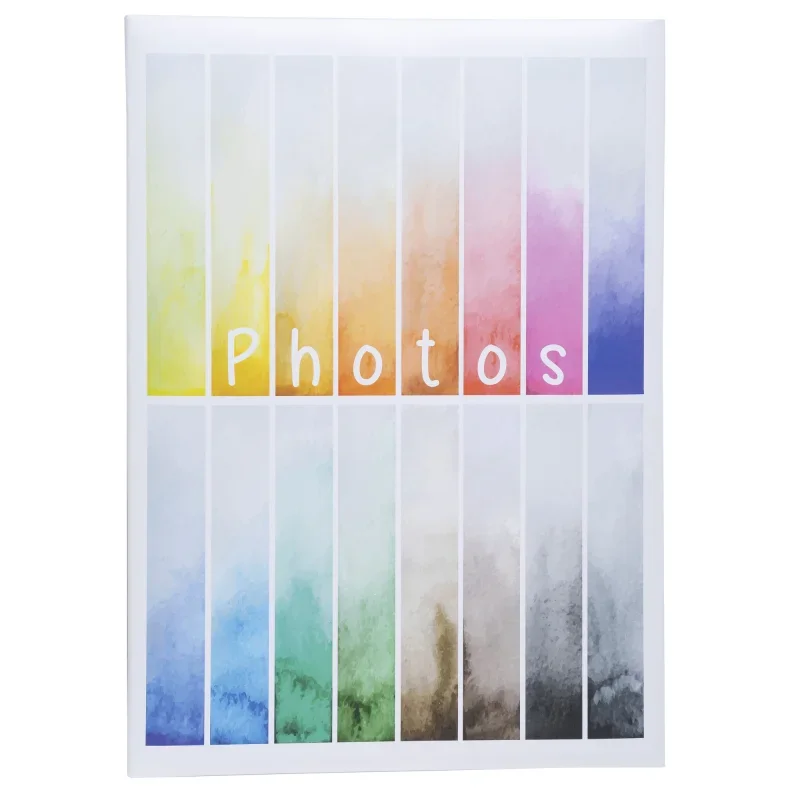 Exacompta fotóalbum (22,5x32 cm, 100old, 300 fotó) fehér, Rainbow