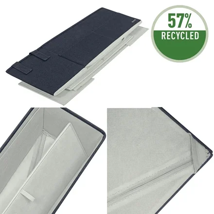 LEITZ Fabric szövet borítású Hot Desking hordozótáska, sötétszürke (WEB)