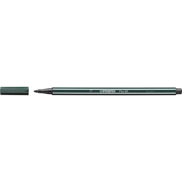 Stabilo Pen 68 filctoll sötét zöld