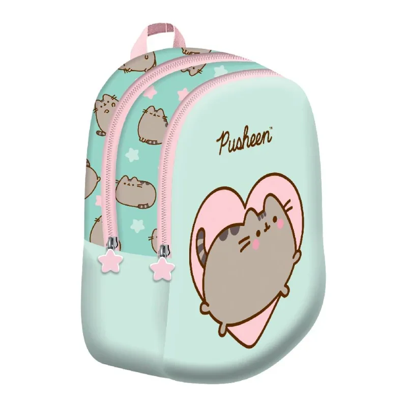 Majewski mini hátizsák, pasztellzöld, Pusheen (5)