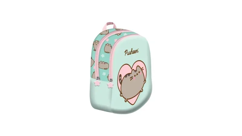 Majewski mini hátizsák, pasztellzöld, Pusheen (5)