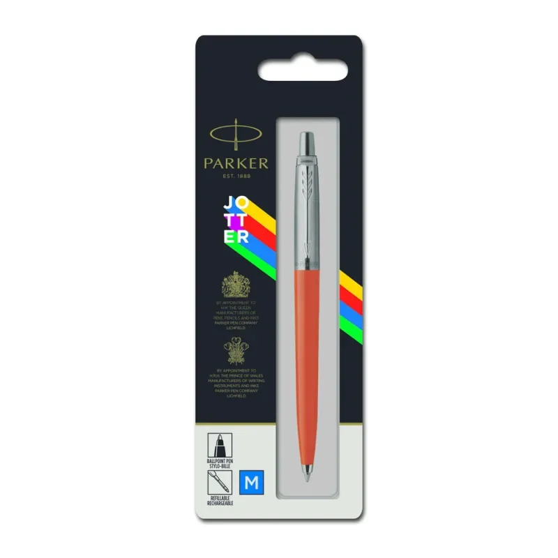 Parker royal jotter originals golyóstoll narancs ezüst klipsz, bl 2076054