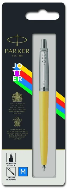 Parker Royal Jotter ORIGINAL Golyóstoll SÁRGA, EZÜST KLIPSZ 2076056