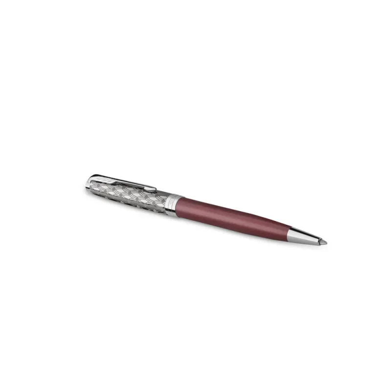 Parker royal sonnet premium golyóstoll metál piros, ezüst klipsz 2119783