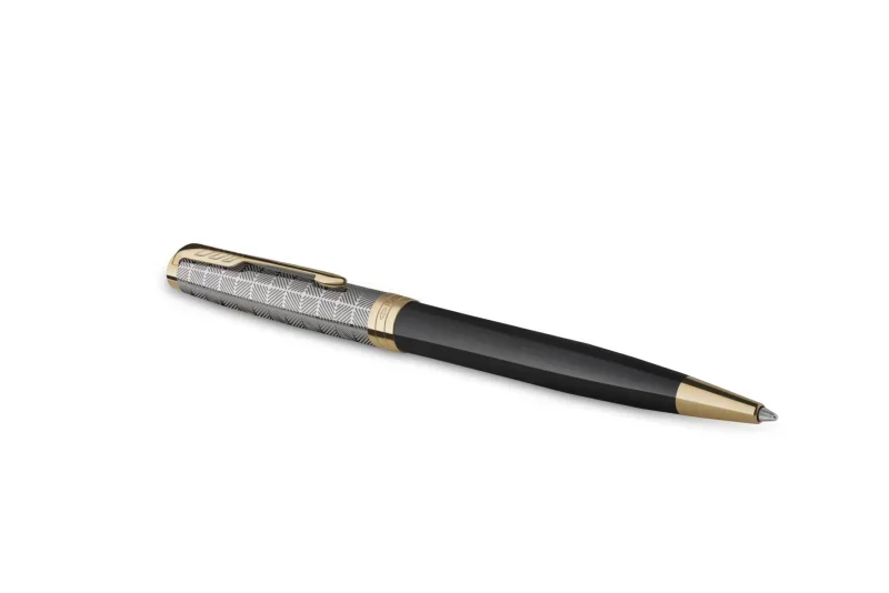 Parker royal sonnet premium golyóstoll metál fekete, arany klipsz 2119787