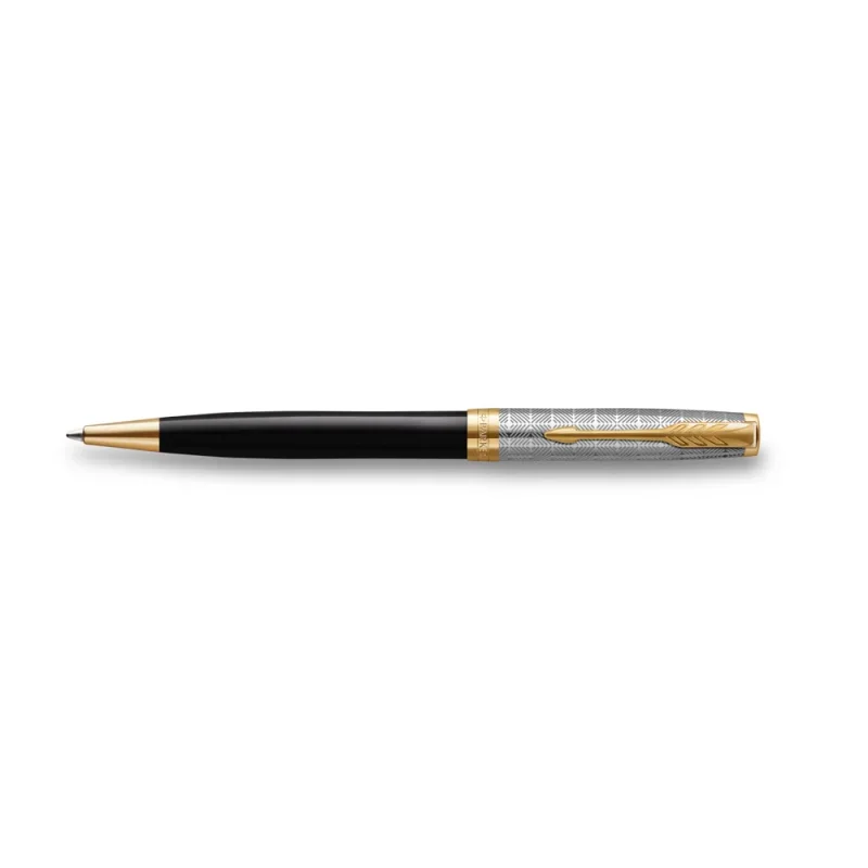 Parker royal sonnet premium golyóstoll metál fekete, arany klipsz 2119787