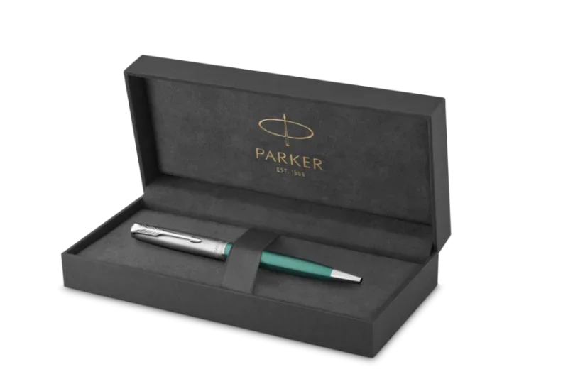 Parker Royal Sonnet ESSENTIAL Golyóstoll Zöld, ezüst klipsz 2169365