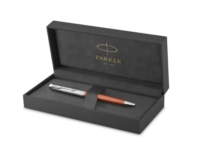 Parker Royal Sonnet ESSENTIAL Golyóstoll Narancssárga, ezüst klipsz 2169361