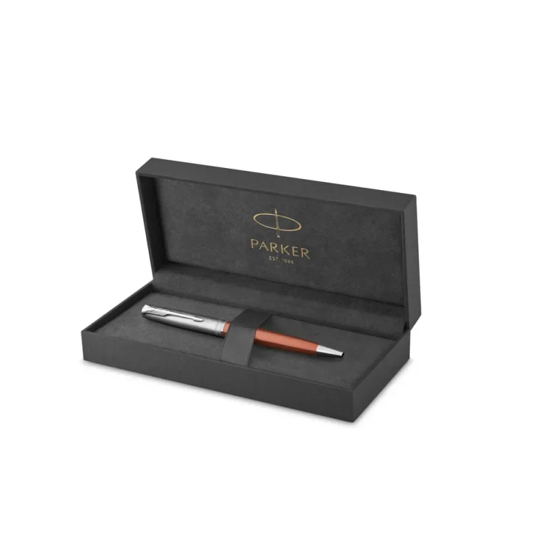 Parker royal sonnet essential golyóstoll narancssárga, ezüst klipsz 2169361